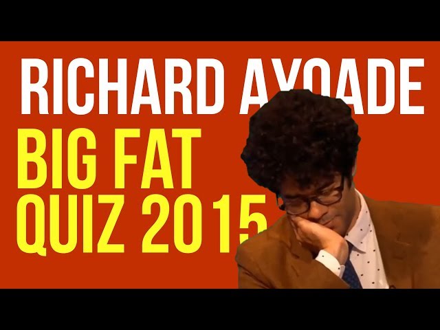 Richard Ayoade (and quite a bit of Greg Davies) on The Big Fat Quiz of The Year 2015 SDDEFAULT Thumbnail