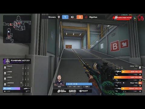 LAST CHANCE!! Dignitas vs Sinners  CSGO  Funspark ULTI 2021   HIGHLIGHTS