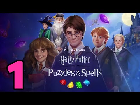 Harry Potter: Puzzles & Spells (By Zynga) Gameplay Part 1 - Level 1- 2 / opening (Android IOS)