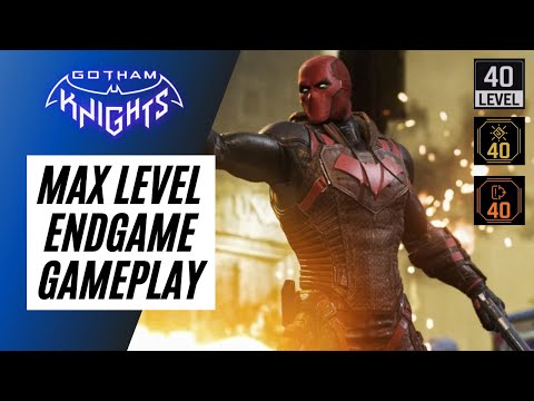 RED HOOD MAX LEVEL, FULL LEGENDARY GEAR ENDGAME GAMEPLAY! | GOTHAM KNIGHTS