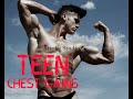Teen Bodybuilder Raw Chest Gains with Kyle at Muscle Beach Styrke Studio