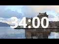 34 Minute Countdown Timer With Alarm Simple Beep