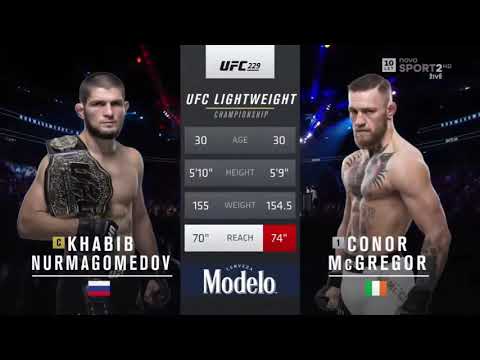 Khabib nurmagomedov vs Conor Mcgregor ufc 229 full fight HD ( entrance and after fight brawl )