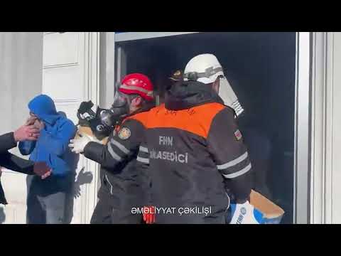 Ziya Bünyadov prospektindəki obyektdə baş vermiş yanğın