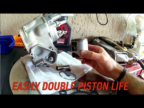 Get double the life out of your 2-stroke MX bike piston!