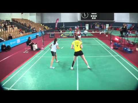 TV Court GJ2013 // Meike Behrens & Ivana Zychova vs. Jennifer Karnott & Lara Käpplein (1st set)