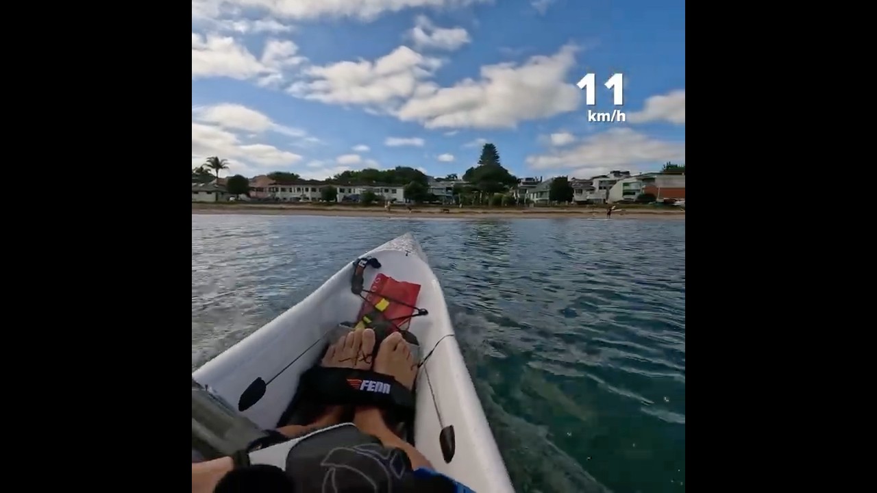 Fennix Flying Fish surfski #surfski #paddlers #kayakingfun #newzealand