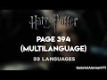 Harry Potter Page 394 Multilanguage In 33 Languages