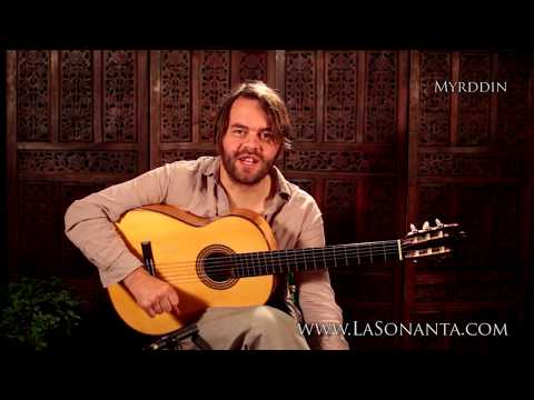 Myrddin guitar solea por buleria class DADGAD tuning