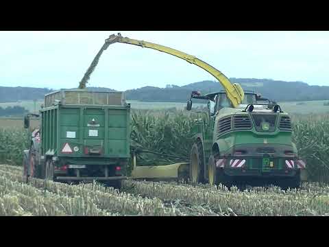 Sklizeň Kukuřice 2025 s John Deere 9700i