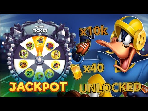 QB DAFFY the new legendary toon, unlocked! 4 super jackpot! - Looney Tunes World of Mayhem