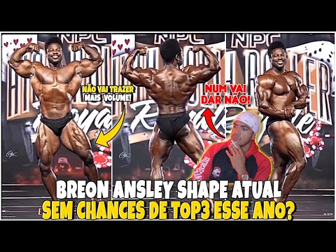 BREON ANSLEY PODE FICAR FORA DO TOP5 CLASSIC PHYSIQUE NO OLYMPIA 2022!