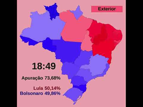 Apuração do segundo turno para presidente - Eleições 2022
