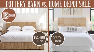 Pottery Barn Dupes at Home Depot!  Huge sale