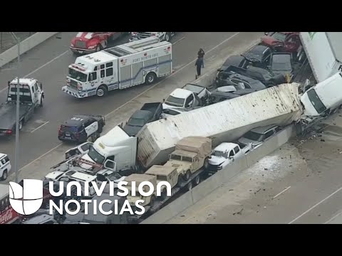 At least six dead after massive crash involving more than 100 vehicles in Texas