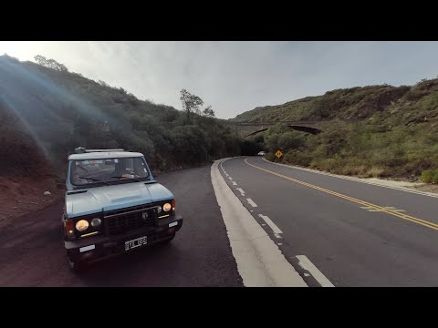 Por lo túneles de la Pampa de Pocho - Junio 2024