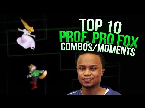Top 10 Professor Pro Fox Combos/Plays | Melee