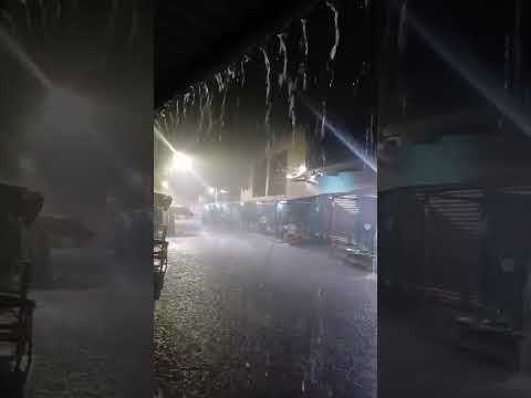 San Luis La Herradura | Fuerte tormenta azotó está madrugada a la zona costera de La Paz