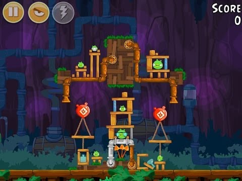 Angry Birds 27-8 Short Fuse 3 Star Walkthrough