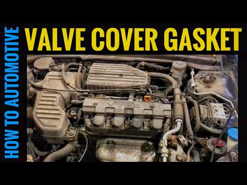 How To Replace The Valve Cover Gasket On A Honda Civic With 1.7l Engine