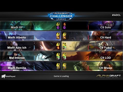 Misfits (w Alex Ich and Crumbzz) vs Cloud9 Tempest | AlphaDraft Challenger League W1D1 | MSF vs C9T