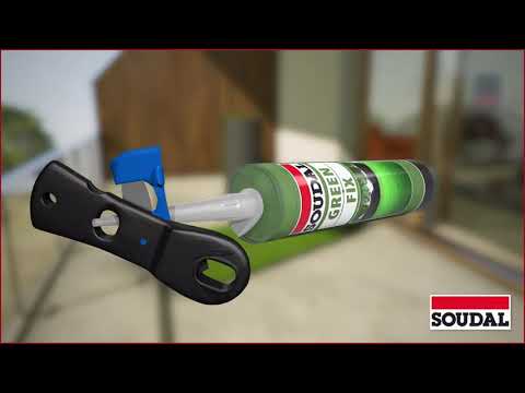 Mastic-colle pour gazon synthétique - polymère - vert - GREEN FIX SOUDAL