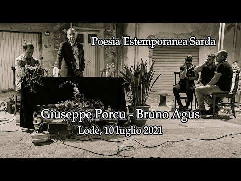 Poesia Estemporanea Sarda: Giuseppe Porcu e Bruno Agus | Lodè, 10 luglio 2021