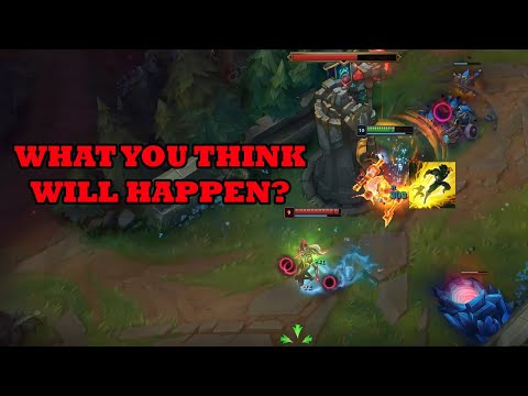 Level 9 Syndra VS Level 10 Olaf (Must watch)