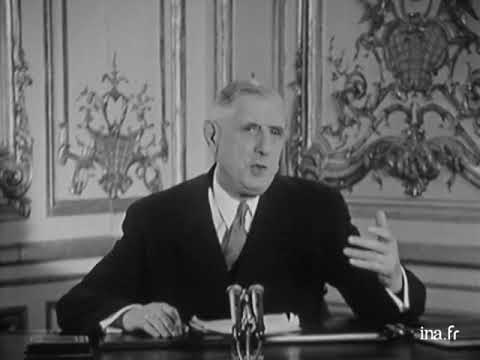 L' Algérie n'a jamais existée | Discours du général de Gaulle le 16/09/1959 - ina.fr