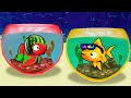 We Re TRAPPED As Fish In Roblox