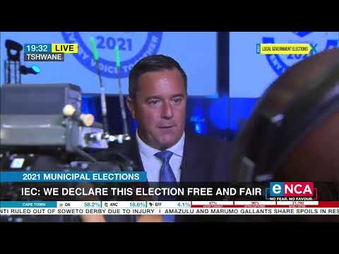 2021 Municipal Elections Steenhuisen addresses the media