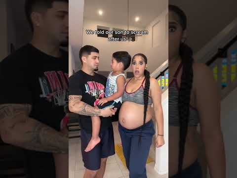 Son does this after mom and dad prank him 😳 #shorts