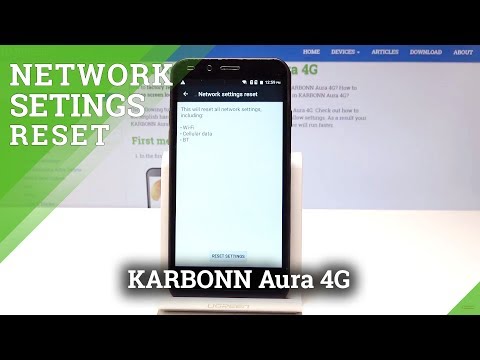 How to Reset Network Settings in KARBONN Aura 4G - Fix Network Configuration
