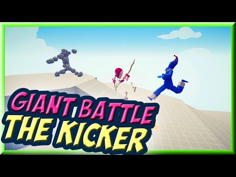 Giant Battle! The Kicker vs Every Unit 1v1 - TABS Bug DLC MODS GAMEPLAY