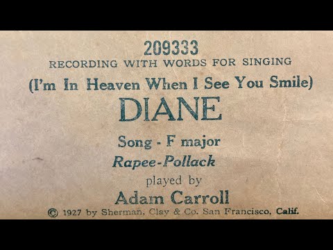 Diane by Erno Rapee and Lew Pollack (selection)
