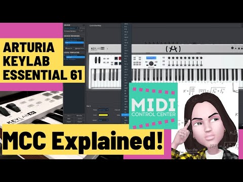 Arturia Keylab Essential 61 MCC explained (Midi Control Center)