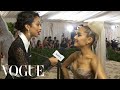 Ariana Grande on Her Sistine Chapel Ceiling Dress | Met Gala With Liza Koshy | Vogue
