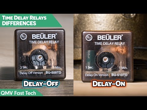 Differences Between BU509TD & BU510TD Time Delay Relays - Delay-Off vs Delay-On