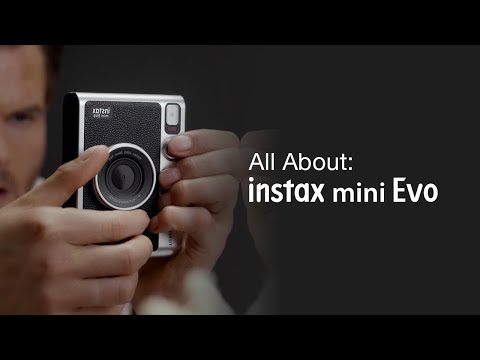 Fujifilm Momentinis fotoaparatas instax mini EVO Juodas (Juodas; USB TYPE micro B) video