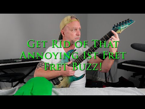 Get Rid of That Annoying 1st Fret Fret Buzz!  Let's Shim the Nut.