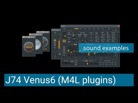 J74 Venus6 -  poly-multi synthesizer for Ableton Live (Preset Examples)