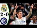 Real Madrid vs Inter Milan 2-0 All Goals Extended Highlights 2021