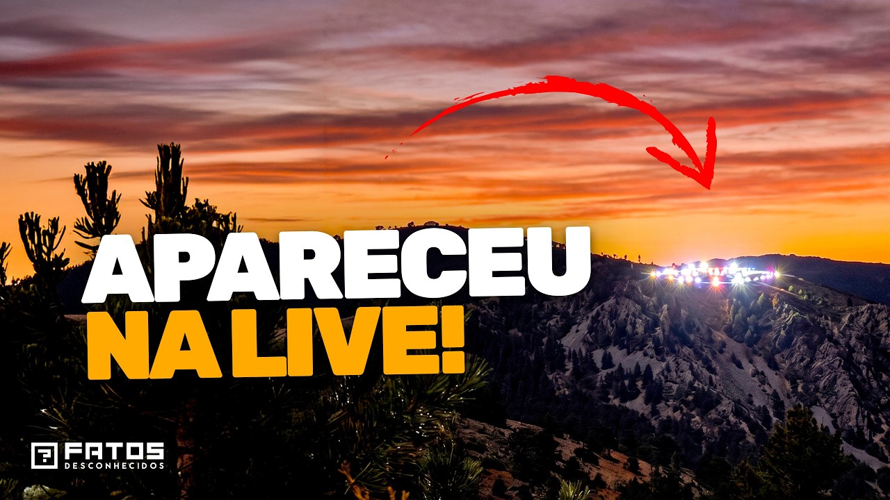 O influenciador que filmou uma nave alienígena ao vivo!