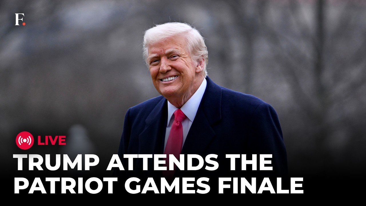 TRUMP LIVE: U.S. President Donald Trump attends the Patriot Games Finale