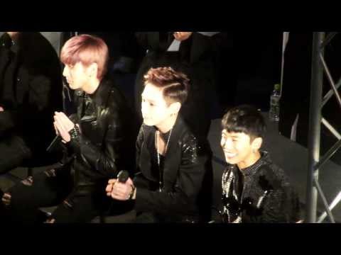 131129 B A P One Shot Talk Event in Nagoya Ending