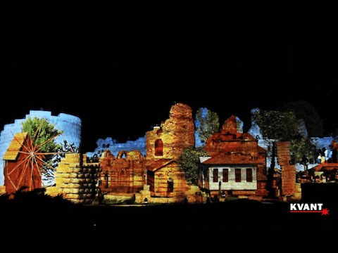 Nesebar 3D Mapping, Lasers, Fireworks, Flyboards, Water Screen  - KVANT 5,0 ★★★★★ Rating