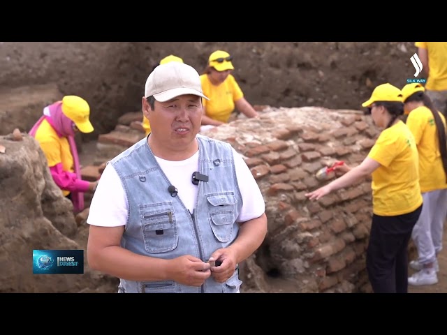 Sarayşık’ta antik türbenin mezar koridoru keşfedildi