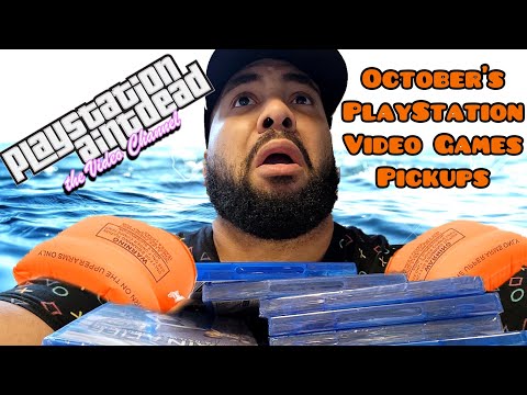Drowning in Video Game Pickups October 2022 - Over 40 games -PlayStation 5