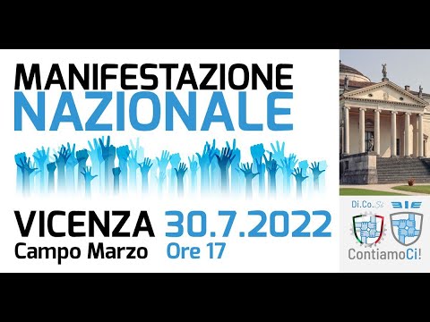 Manifestazione Nazionale ContiamoCI! 30 Luglio 2022