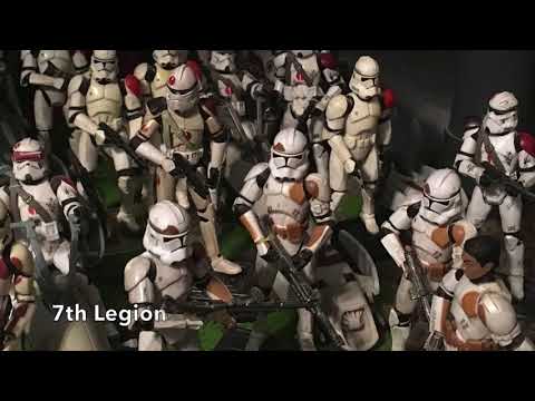 Star Wars Toy Collection Clone Army pt.1 (Largest Loose Display?) Massive!